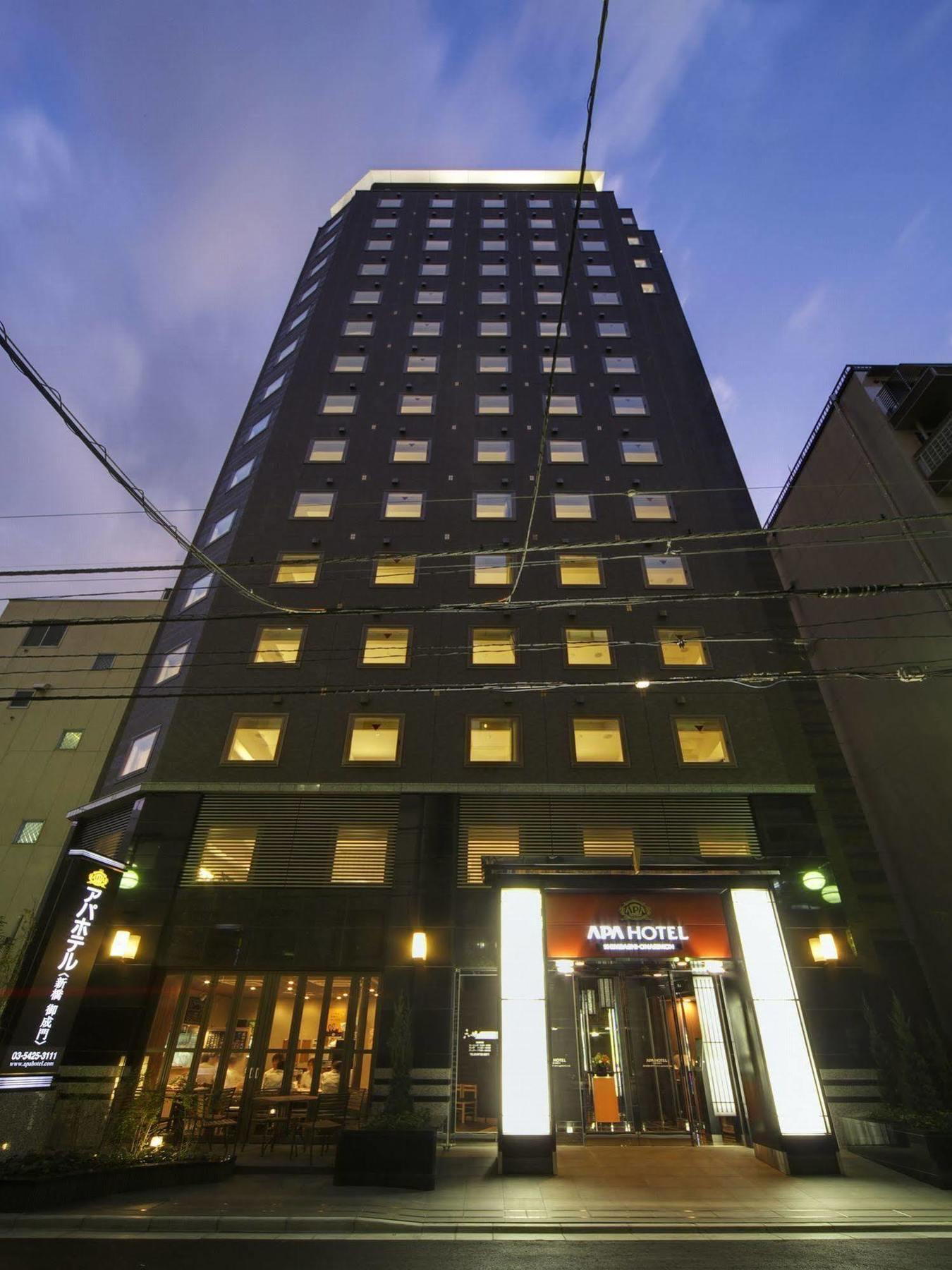 Apa Hotel Shimbashi Onarimon Tokyo Bagian luar foto