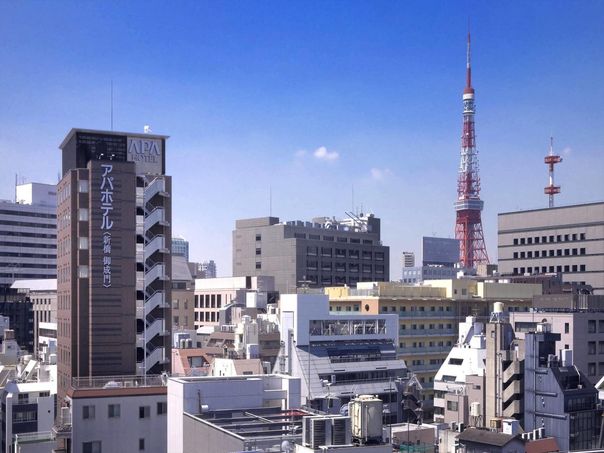 Apa Hotel Shimbashi Onarimon Tokyo Bagian luar foto